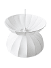 Beliani Pendelleuchten DEBONS in Weiß - (W) 47 x (H) 113 x (L) 47 cm