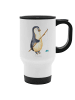 Mr. & Mrs. Panda Thermobecher Mit Spruch Pinguin Angler ohne Spruch in Weiß