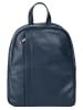 Samantha Look Rucksack echt Leder in blau