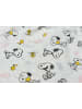 Snoopy Peanuts Snoopy Schlafanzug Pyjama Set Kurzarm Oberteil mit Shorts in blau/grau