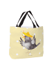 Mr. & Mrs. Panda Shopper Tasche Rabe Sombrero ohne Spruch in Gelb Pastell