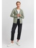 Oxmo Kapuzensweatjacke OXLova in Grün