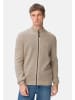 Camel Active Kernige Strickjacke aus Baumwollgemisch in Beige