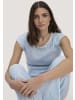 Hessnatur Hessnatur Pointelle Schlafshirt PURE COTTON aus reiner Bio-Baumwolle in nordisch blau