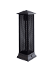 Beliani Terrassenstrahler TUNUPA in Schwarz - (W) 20 x (H) 68 x (L) 20 cm