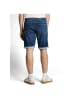Tom Tailor Short in used mid stone blue denim