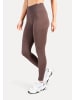 SMILODOX Leggings Lesedi Seamless Scrunch in Dunkelbraun