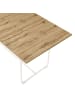 B&D Home Ausziehtisch PIUS in Natureiche - (B)120-160 x (H)76 x (T)80 cm