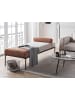 Beliani Chaiselongue MALMOS in Beige/Braun/Schwarz - (W) 172 x (H) 47 x (L) 73 cm