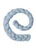 nordic coast company  Bettschlange geflochten, waschbar, feste Enden, extra breit Jersey
