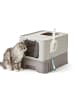 Feandrea Katzenklo Boxal in Haferflockenfarben-Grau - (B)42.5 x (H)37.8 x (T)54.3 cm