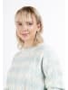 myMo Damen Strickpullover in Hellblau