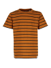 Band of Rascals T-Shirt " Striped " in rost-schwarz