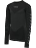 Hummel Kinder Sportshirt in Schwarz