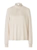 More & More softes Stretch-Blusenshirt in powder creme
