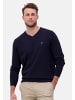 FYNCH-HATTON Pullover 'V-neck' in dunkelblau
