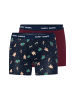 Happy Shorts Boxershorts in marine bordeaux - 0001