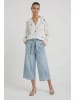 Oui Culotte in lt blue denim