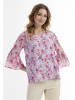 Usha Bluse in Pink Hellblau