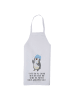 Mr. & Mrs. Panda Küchenschürze Pinguin Duschen mit Spruch in Weiß