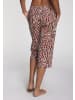 VIVANCE DREAMS Caprihose in rot-schwarz-gemustert