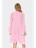 SAINT TROPEZ Kleid LabelleSZ Lockere Passform in Pink Nectar