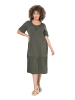 Ulla Popken Kleid in olivgrau