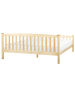 Beliani Doppelbett GIVERNY in Braun - (W) 189 x (H) 83 x (L) 208 cm