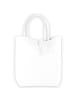 Toscanto Leder Shopper, Schultertasche Toscanto Tasche weiß ca. 28cm