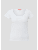 QS T-Shirt in 0100_weiß