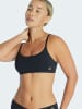 adidas Bustier Scoop Bralette - Sport Active Micro Body Fit in Schwarz