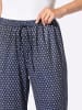 WITT WEIDEN Jersey-Hose in marine-bedruckt