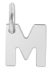 Adeliás Unisex Anhänger – Buchstabe N Buchstabenanhänger aus 925 Silber in silber