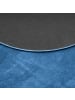 Snapstyle Luxus Super Soft Hochflor Langflor Teppich Deluxe Rund in Blau