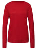 Street One Pullover mit Rollkante in Rot