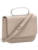 Seidenfelt SFM227 Crossbag - Umhängetasche 16 cm (black/silver) in powder taupe/silver