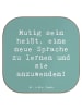 Mr. & Mrs. Panda Tassenuntersetzer Spruch Sprachen Lernen und An... in Meeresbrise