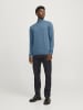 Jack & Jones Strickjacke mit Viertelreißverschluss in Oceanview