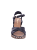 Tamaris Keilsandalette in schwarz