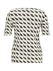 Betty Barclay Basic Shirt mit Print in Beige/Dark Blue