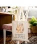 Mr. & Mrs. Panda Tote Bag Bären Liebe mit Spruch in Grau Pastell