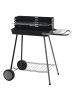 Intex Grill rechteckig auf Rollen KARMILA in Schwarz, (B) 45 x (H) 84,5 x (L) 79,5 cm