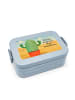 Mr. & Mrs. Panda Bentobox Kaktus Wut Design mit Spruch in Blau Pastell