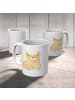 Mr. & Mrs. Panda Tasse Corgie ohne Spruch in Weiß