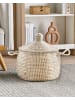 Beliani Korb MYTHO in Naturfarben/Beige - (W) 35 x (H) 37 x (L) 35 cm