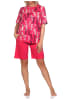 NORMANN Kurzarm Schlafanzug Pyjama Shorty - 85307 in pink
