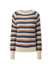 Noa Noa Pullover MicaelaNN in Art Creme/Rose/Navy
