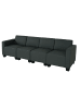 MCW Modular 4-Sitzer Sofa Moncalieri, Dunkelgrau