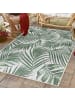 KADIMA DESIGN Teppich Outdoor Flachgewebe Palmen-Dessin Polypropylen Terrasse