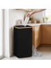relaxdays Pfandflaschen-Sammelbehälter in Schwarz - 100 l